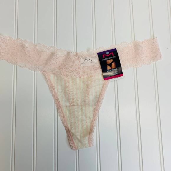 NWT Maidenform Lace Thong Sexy Side Sz 2XL 9 - Picture 1 of 6